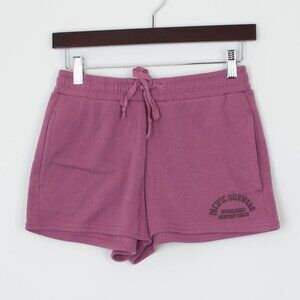 Pacsun Womens Logo Pullon Sweat Shorts‎ Size XS Drawstring Loungewear Casual